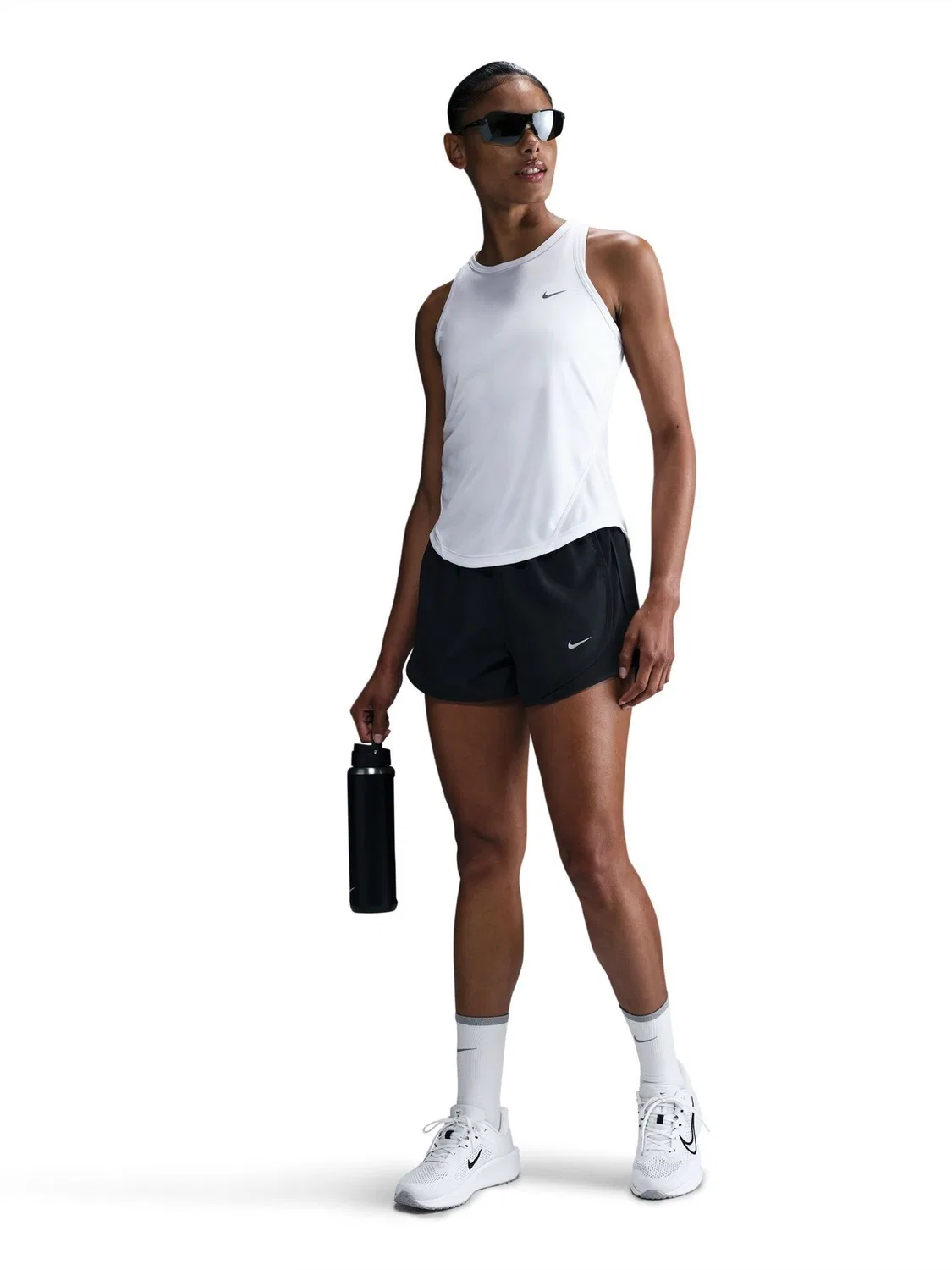 Топ для бега Tempo Dri-FIT Nike, белый