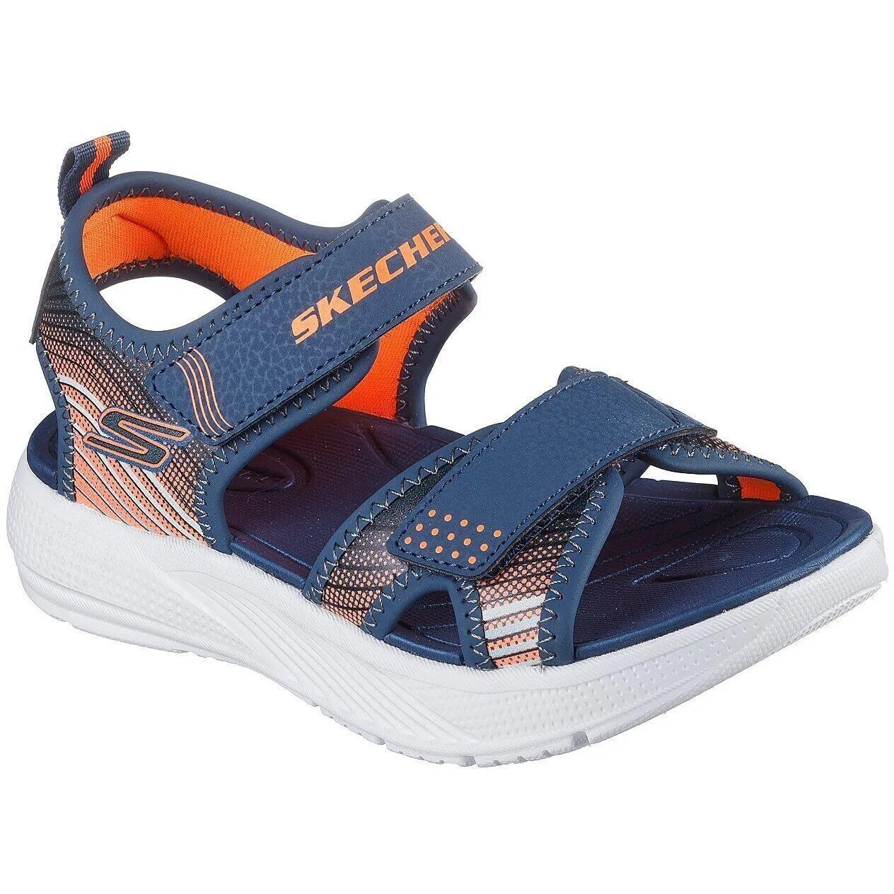 Детские сандалии с закрытым мысом Skechers Microspec-splash, Blau