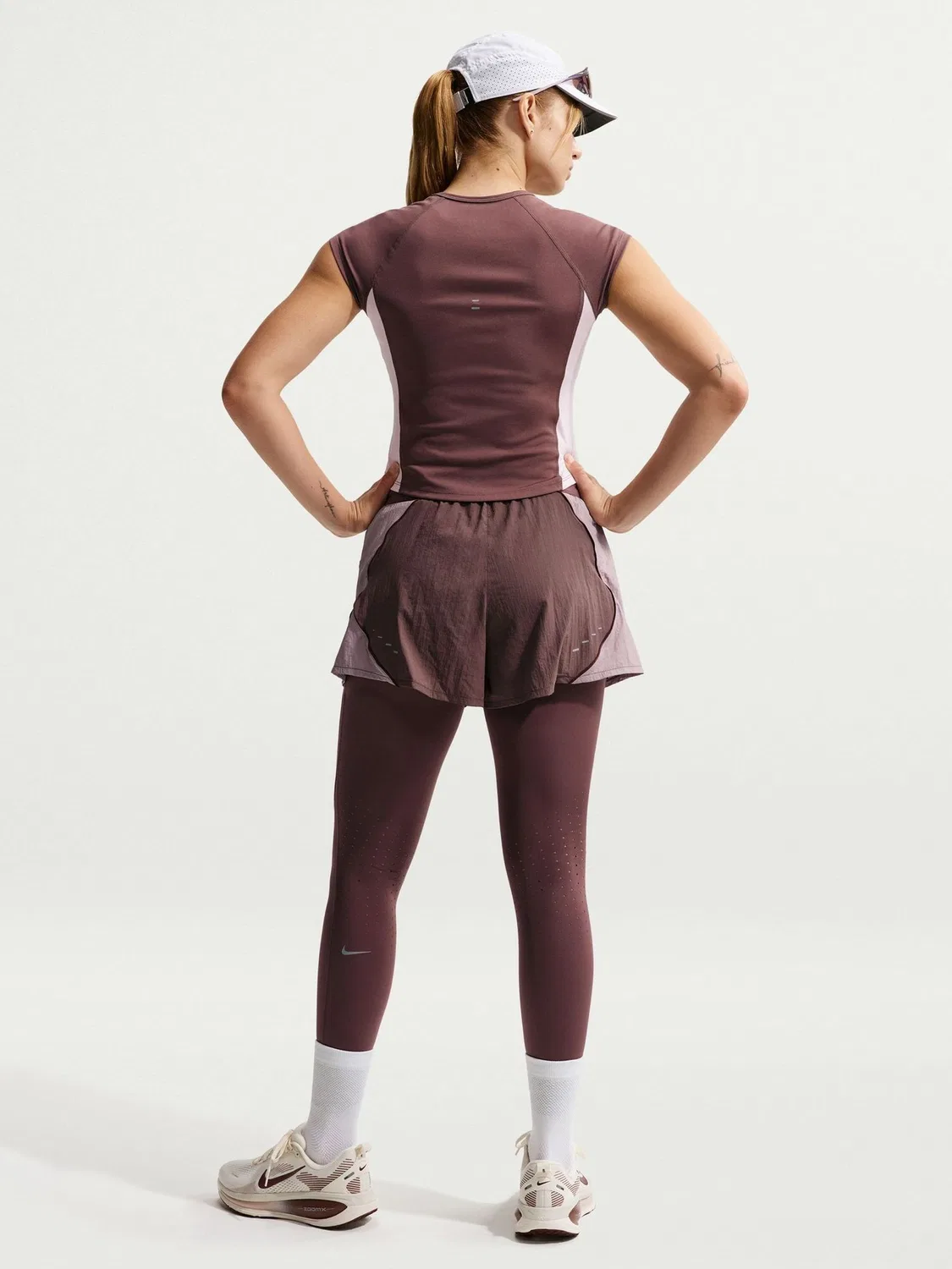 Шорты для бега с высокой посадкой, водонепроницаемые Nike, Tattoo Brown — фото 2