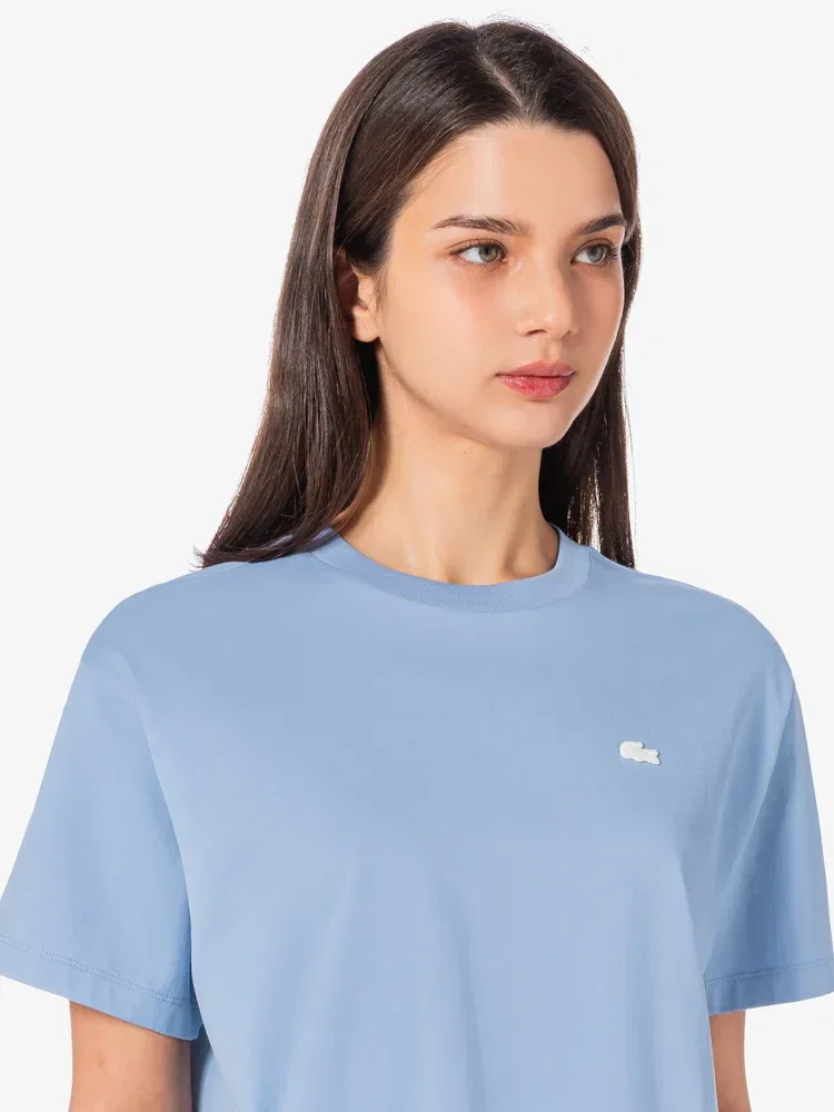 Футболка LACOSTE Gray, Color Croc, серая — фото 4