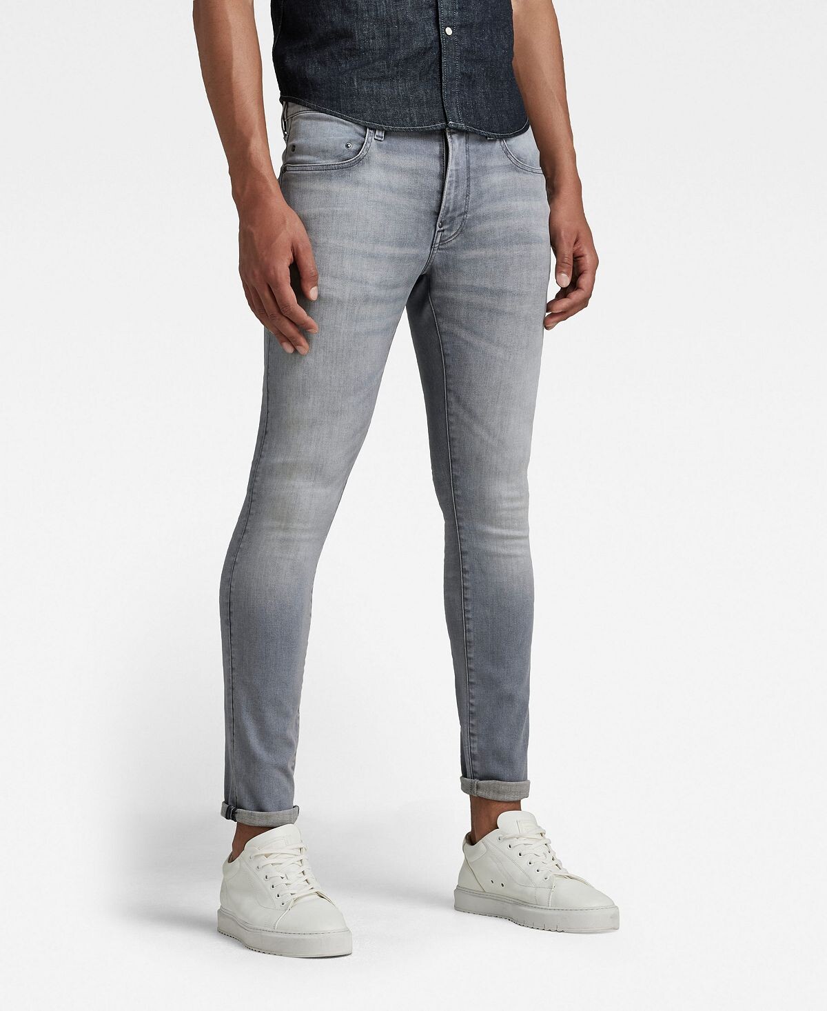 

Мужские эластичные джинсы скинни revend fwd G-Star Raw, мульти