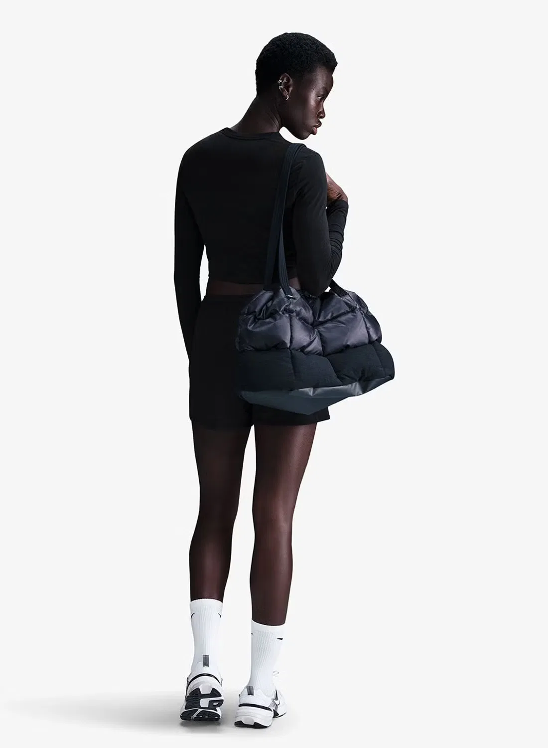 Топ Nike NSW Chill Knit, черный — фото 2