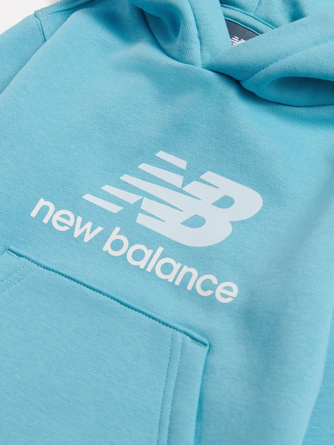 Худи New Balance, синий — фото 3