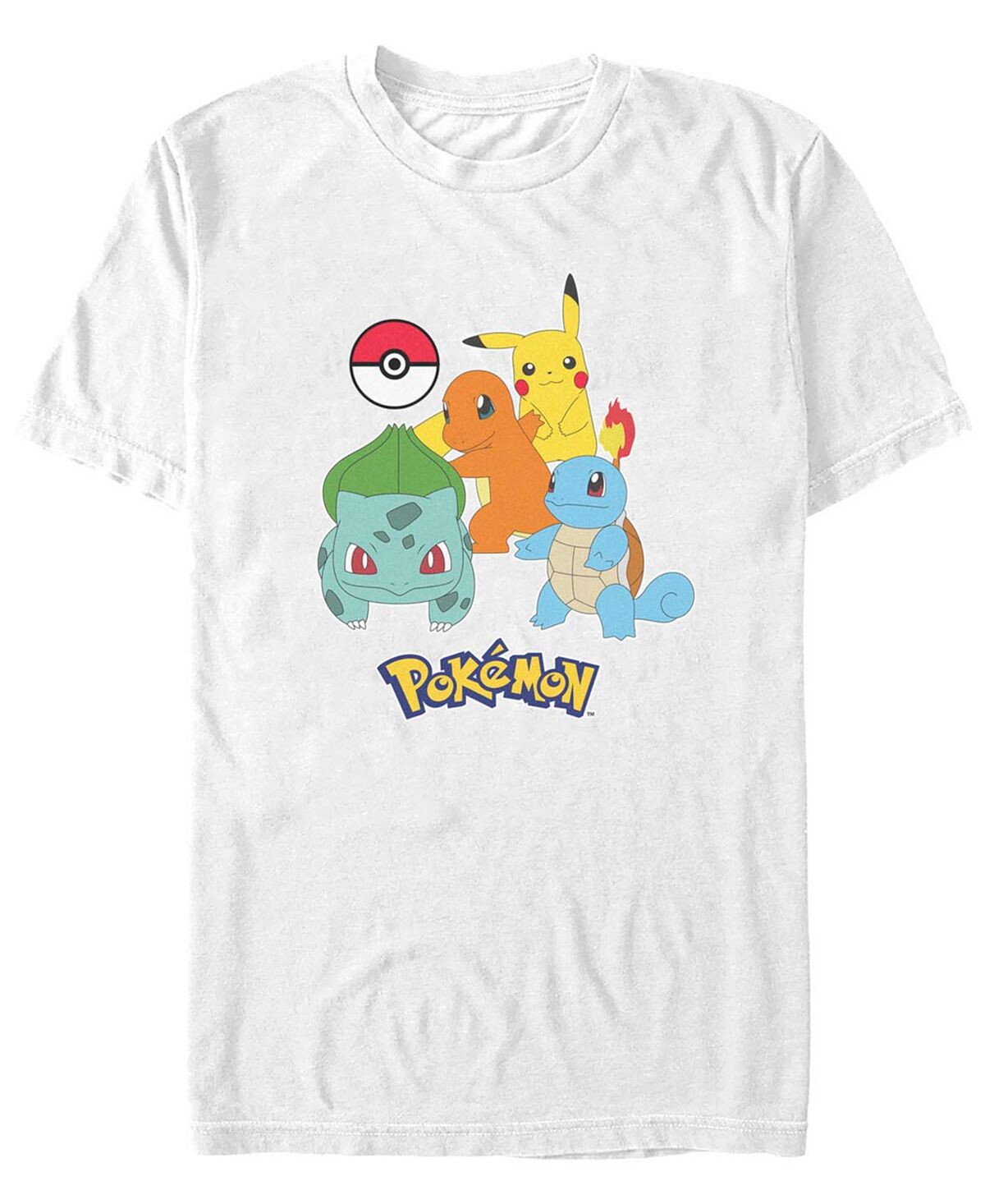 

Мужская футболка с коротким рукавом pokeball group Fifth Sun, белый