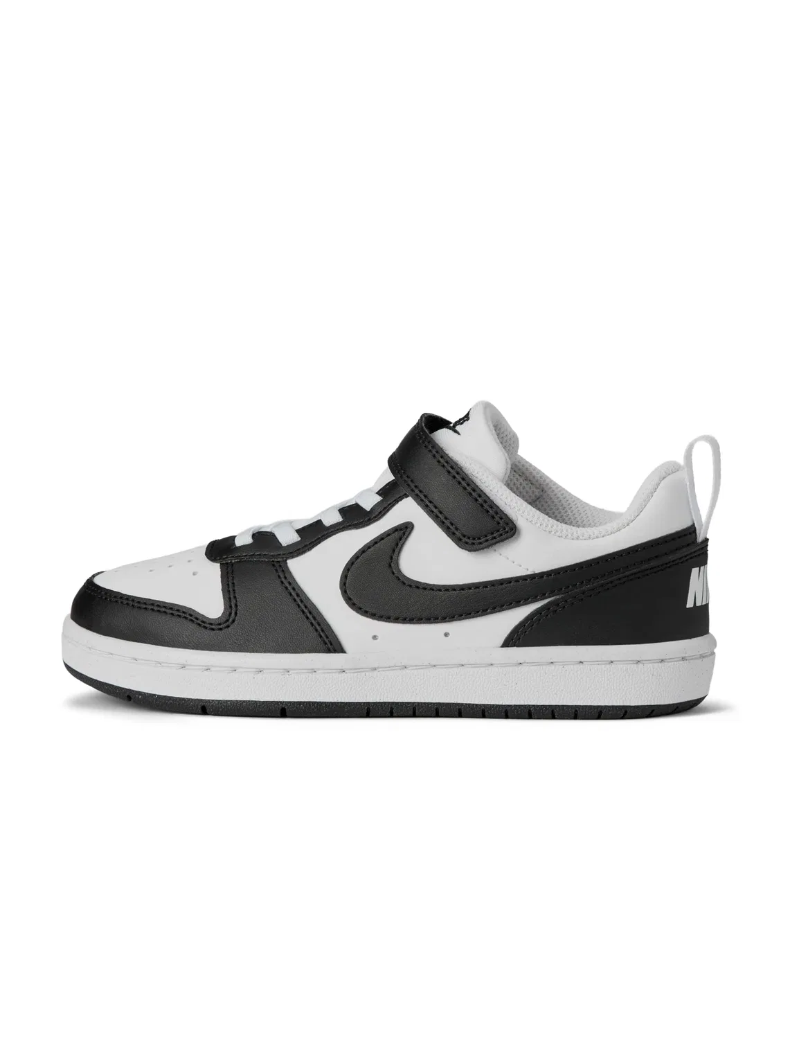 Детские кроссовки для мальчиков с липучкой Court Borough Low Recraft NIKE, White Black