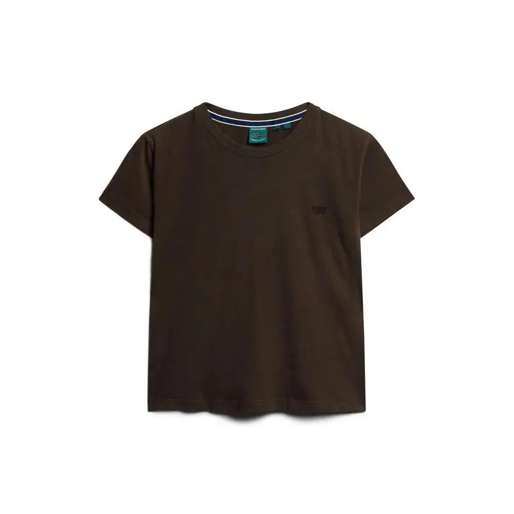 Женская футболка с принтом 90er Jahre Logo Superdry Essential Superdry, Schwarz