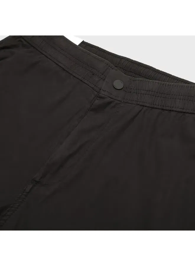 Брюки зауженные с манжетами Zara, черный — фото 4