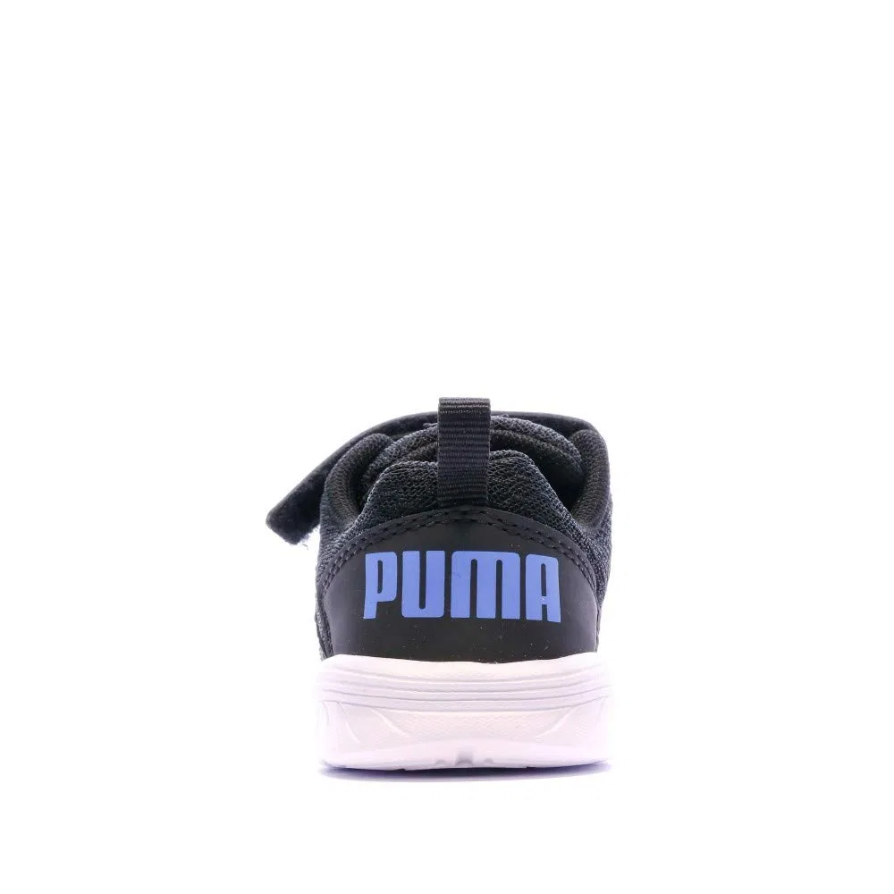 Детские кроссовки с закрытым носком Comet V Inf PUMA, Black PUMA Black Palace Blue — фото 3