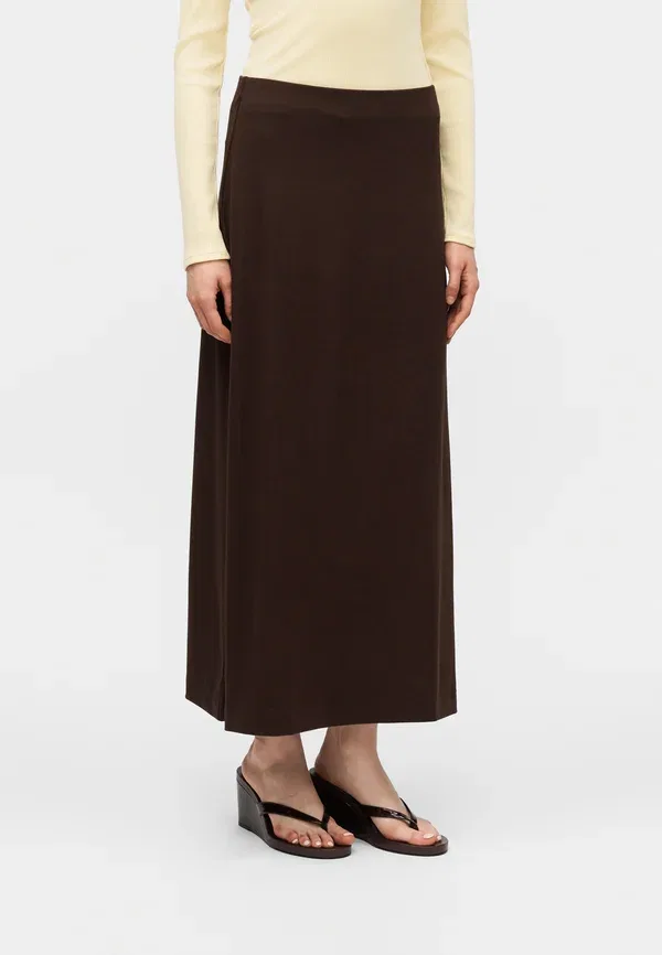 Юбка макси Gap, terra brown, терракотово-коричневый