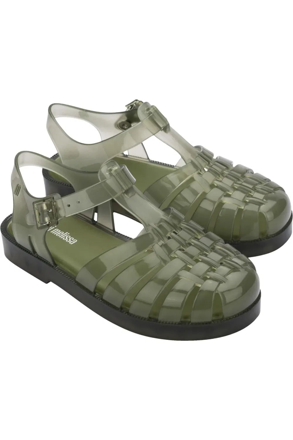Детские сандалии рыбацкие Possession Mini Melissa, Transparent Green