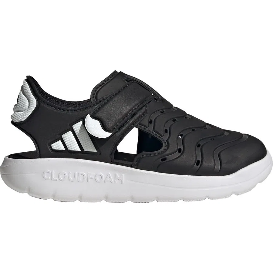 Детские сандалии с закрытым носком Water Sandal 2 adidas, Черно-белый