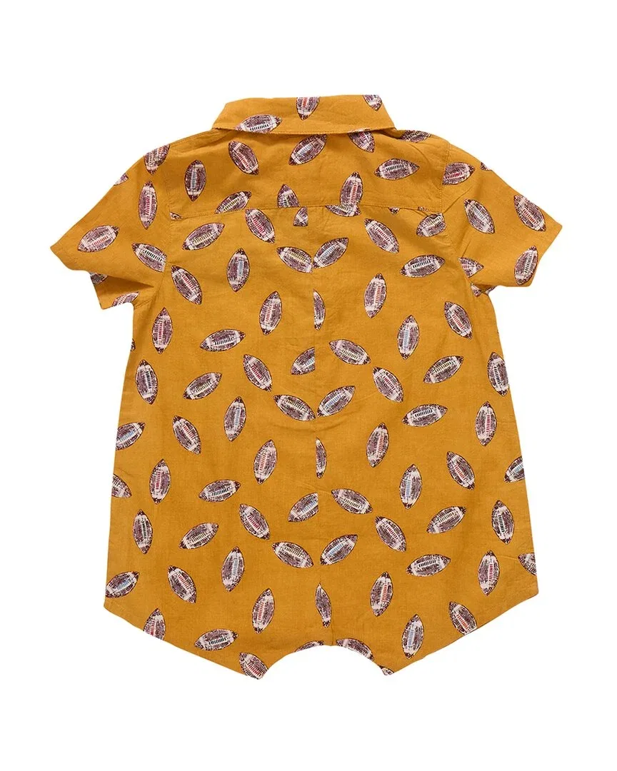 Детский боди-комбинезон для мальчиков с коротким рукавом и принтом Easton Jumper Pink Chicken, мультиколор — фото 2