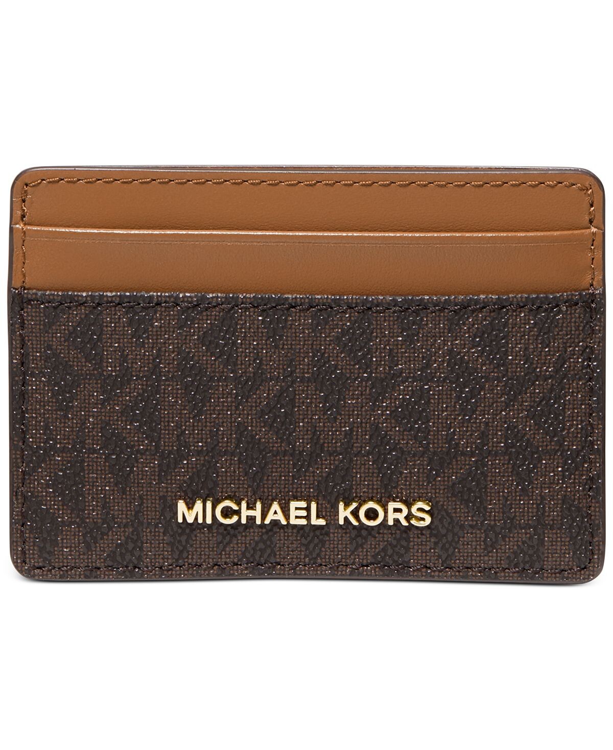 

Фирменная визитница jet set Michael Kors, коричневый