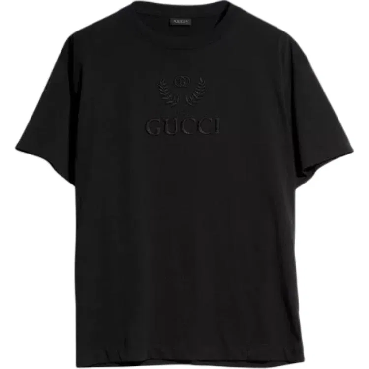 Футболка мужская GUCCI, хлопок, круглый вырез, White — фото 4