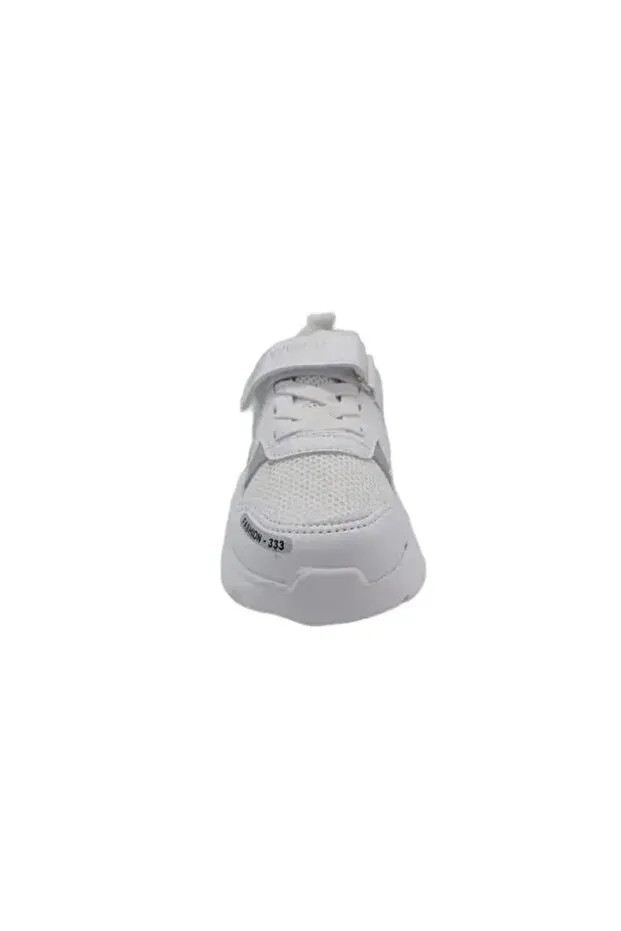 Детские кроссовки для девочек со светодиодами Wisco Lighted Sneakers Pabuç Ailesi, White — фото 3