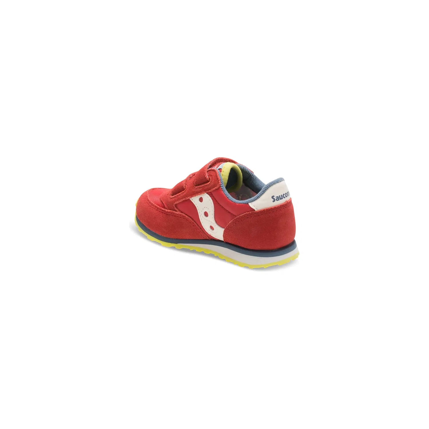 Детские кроссовки на липучке Saucony Jazz Low Pro, Red — фото 3