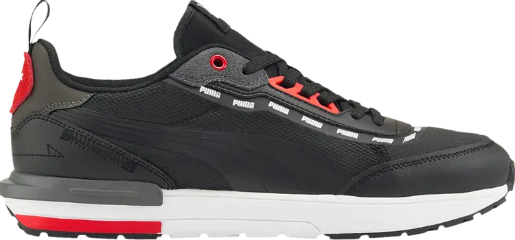 

Кроссовки Puma R22 Signature - Black High Risk Red, черный
