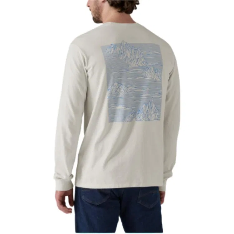 Мужской свитшот с принтом Responsibili Tee Patagonia, Utility Blue/UTB — фото 4