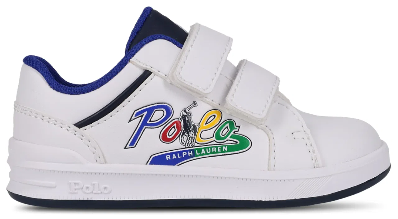 Кроссовки для девочек Heritage Court IV Graphic Ez Polo, цвет White/Multi