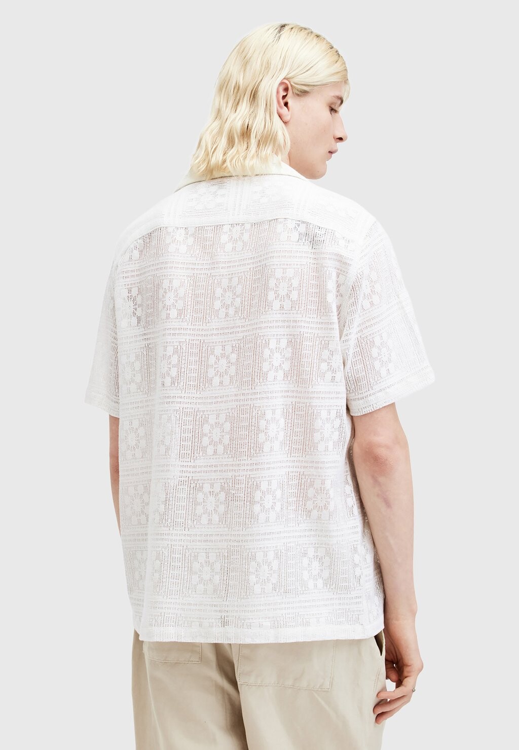 

Рубашка Caleta Shirt AllSaints, белая
