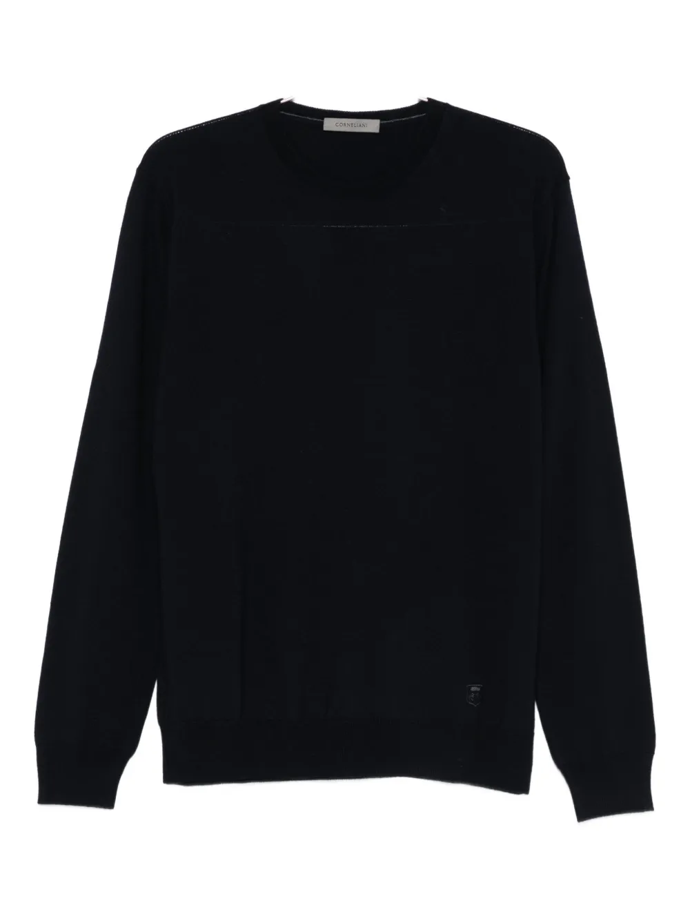 

Свитер с логотипом и круглым вырезом Corneliani