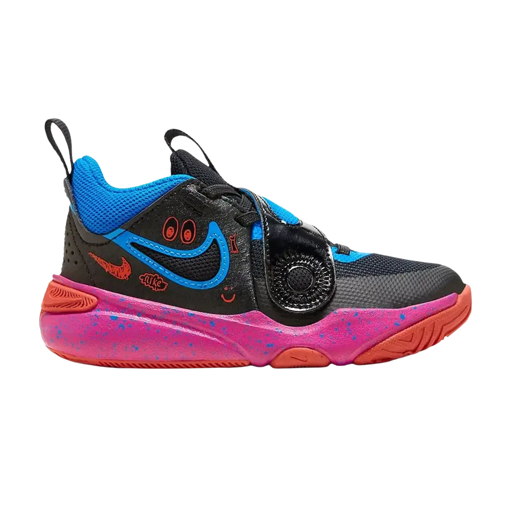 Кроссовки Nike Team Hustle D11 PS, черный
