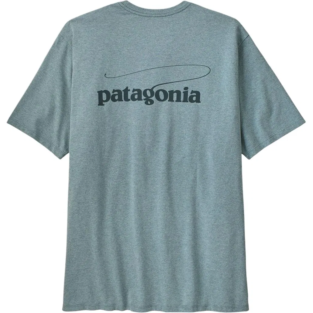 Мужская футболка с принтом Responsibili Tee Patagonia, Sage/BLSG