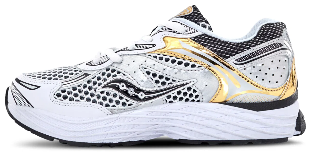 Кроссовки для мальчиков Omni 9 Saucony, цвет Gold/Silver — фото 2