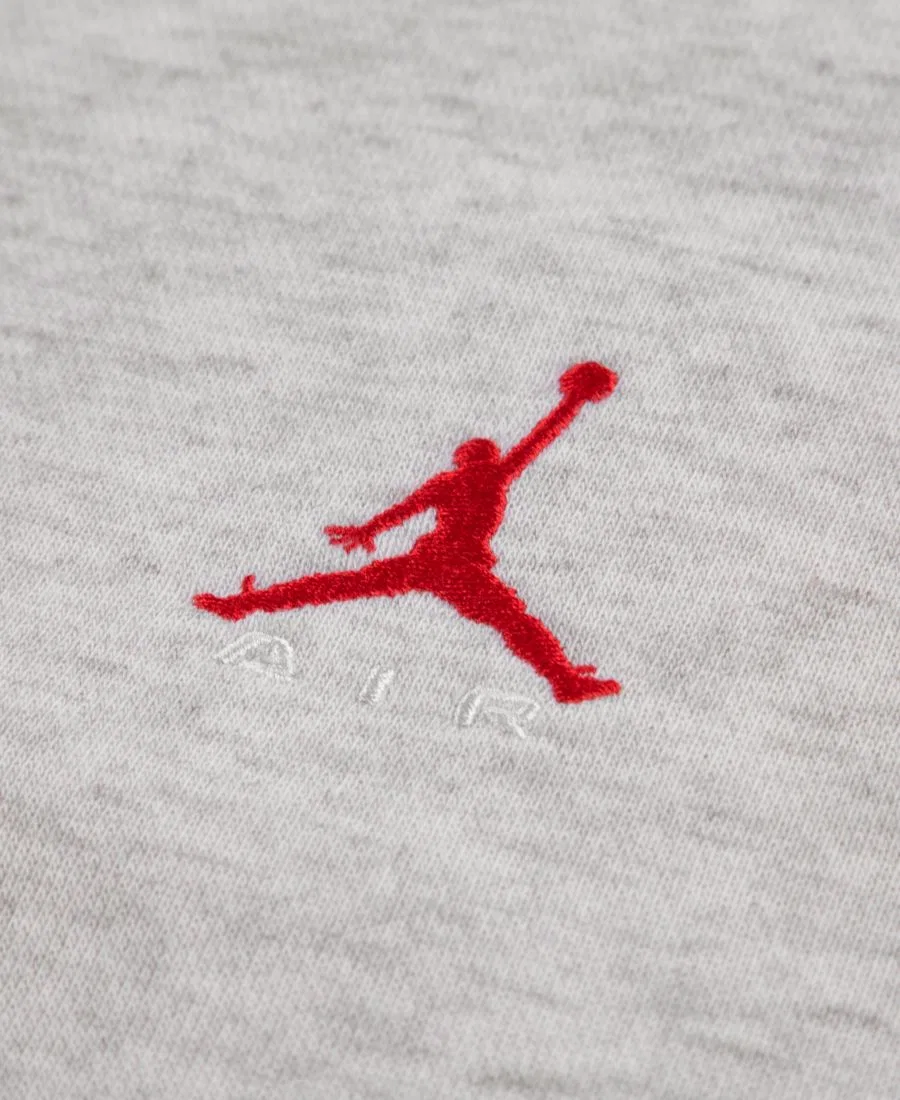 Детский худи с капюшоном и молнией Brooklyn Fleece Jordan, Neutral Gray Heather — фото 3