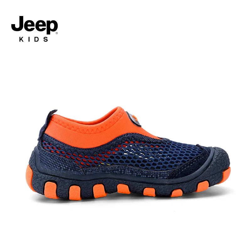 Детские кроссовки с сетчатым верхом Jeep, Dark Blue Unlined Mesh — фото 3