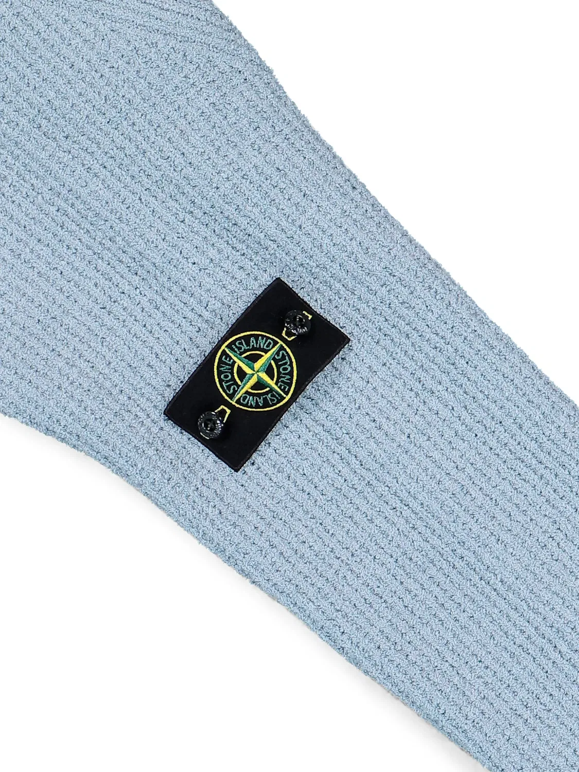 Stone Island Пуловер из букле в рубчик, синий — фото 2