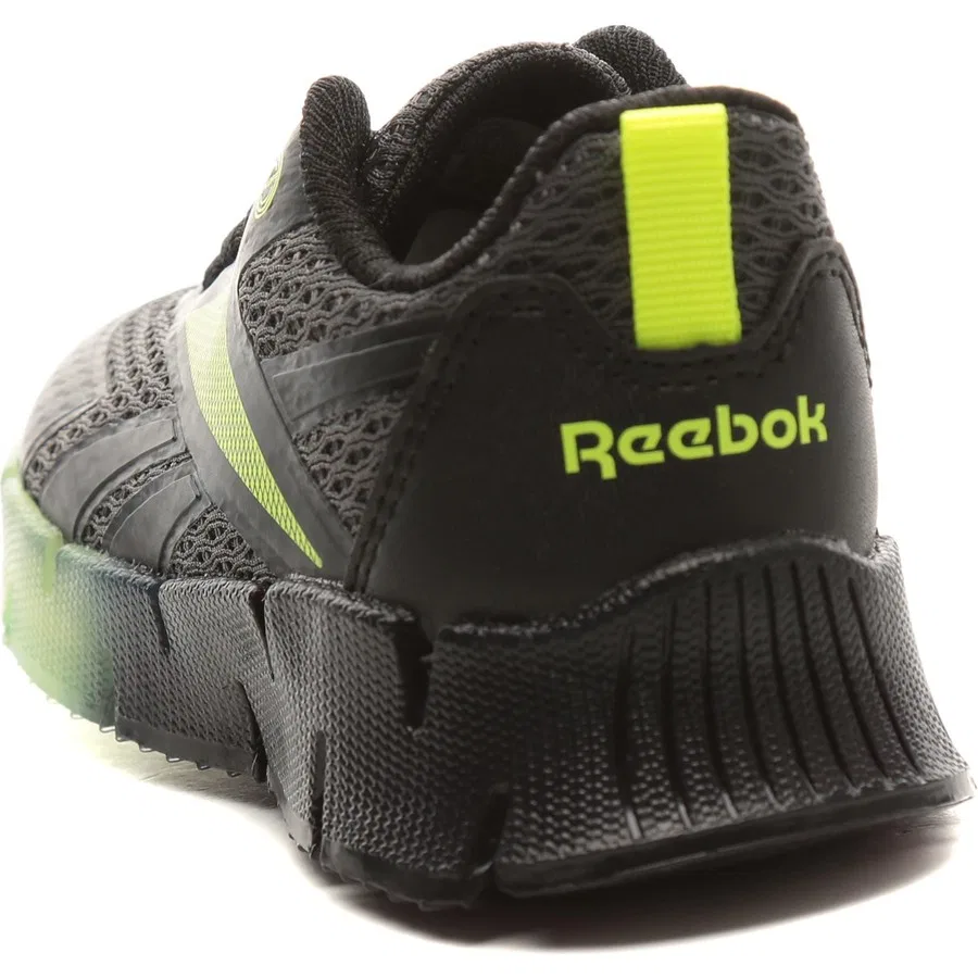 Детские кроссовки с эластичными шнурками Reebok 4W Zig N' Glow Elastic Lace, Черный — фото 3