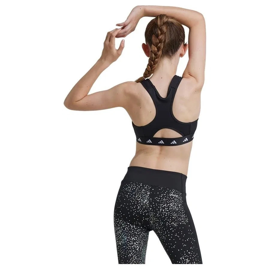 Спортивный бюстгальтер TECHFIT с принтом 287 JG POWER TF BRA adidas, Черный — фото 2