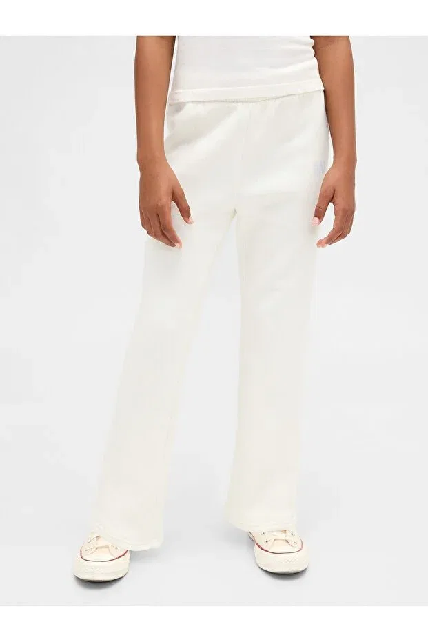Детские спортивные штаны для девочек с принтом Gap, Off White-001 — фото 4