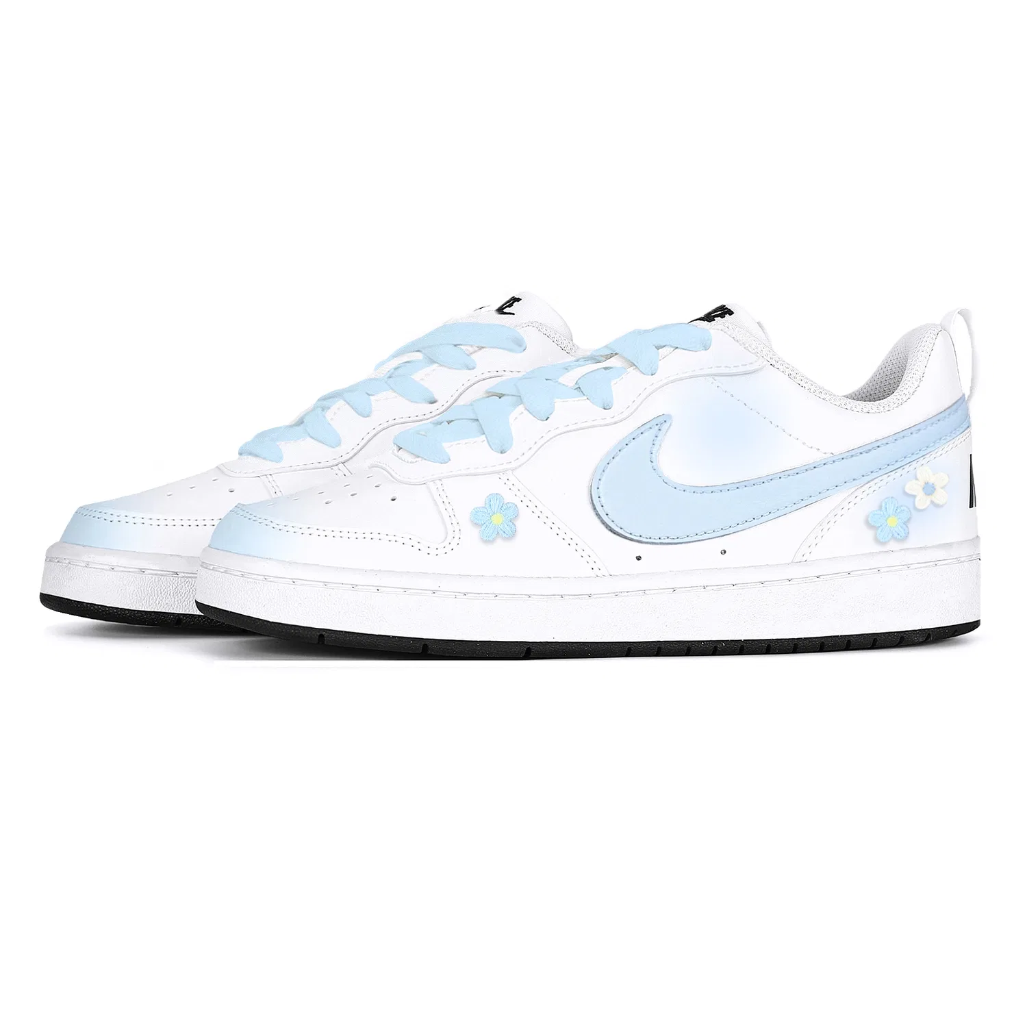 Детские кроссовки для скейтбординга Court Borough, Nike, Light Blue — фото 4