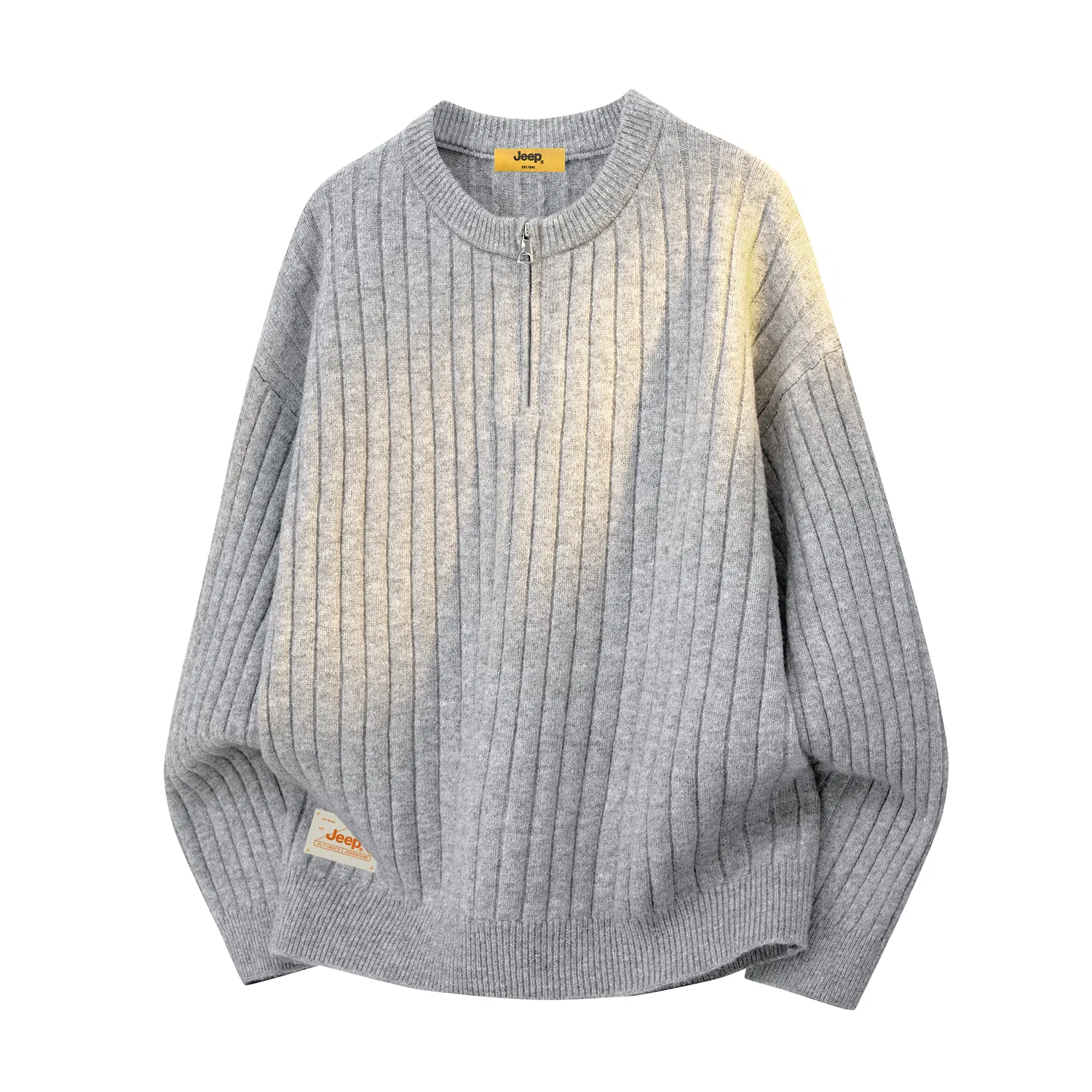 Детский свитер с круглым вырезом Jeep, Light Gray
