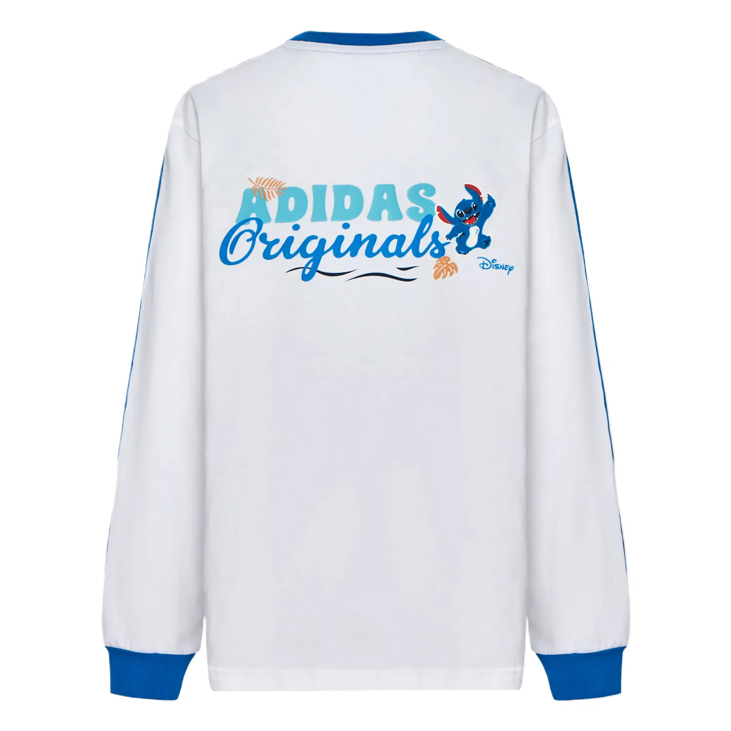 Детская футболка с круглым вырезом Adidas Originals, White/Feather Blue — фото 3