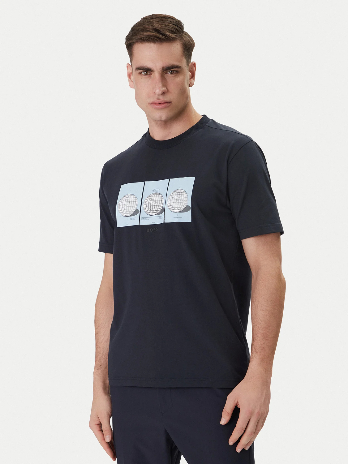 

Футболка Boss Terrace Photo, темно-синий