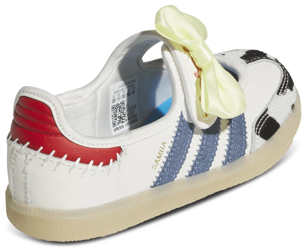 Кроссовки для девочек Samba Jane Adidas, цвет Blue/Multi — фото 3