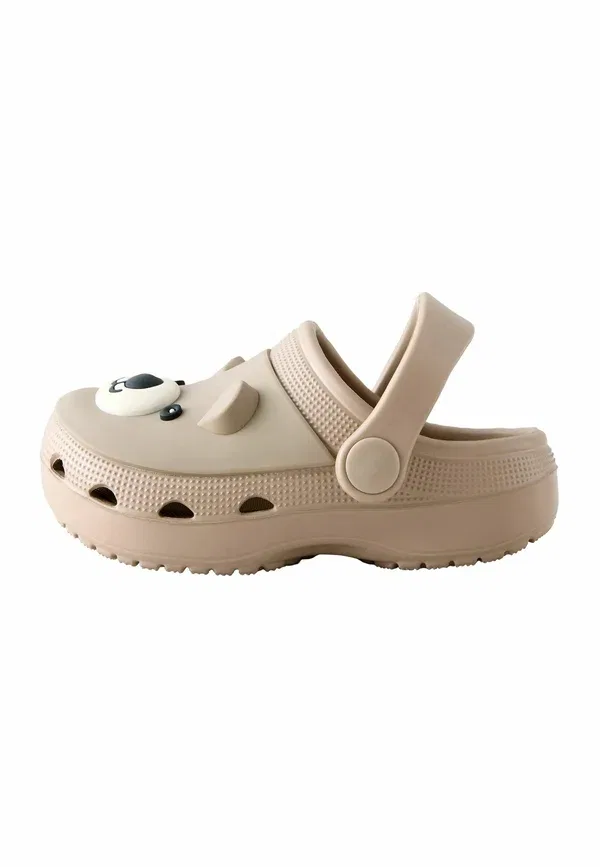 Босоножки синтетические Clogs Next, Brown bear