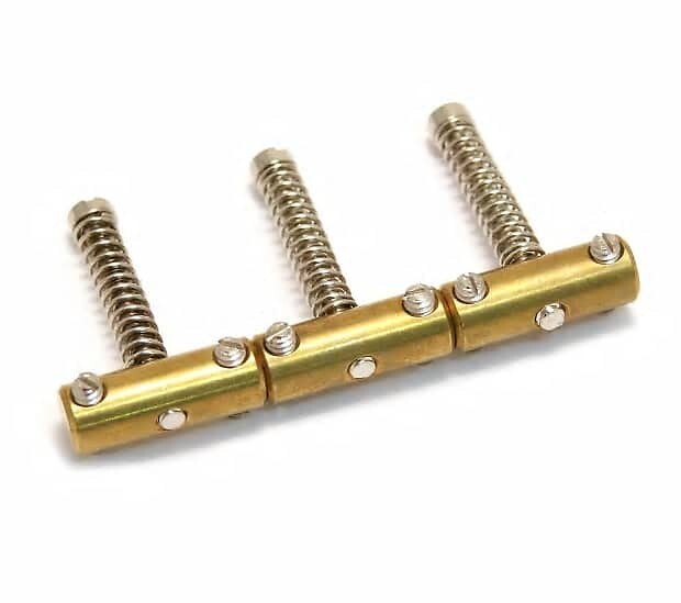 

099-0843-000 Оригинальные латунные седла Fender для Vintage Telecaster 50-х и Esquire 099-0843-000 Genuine Fender Brass Saddles for VIntage Telecaster '50s & Esquire