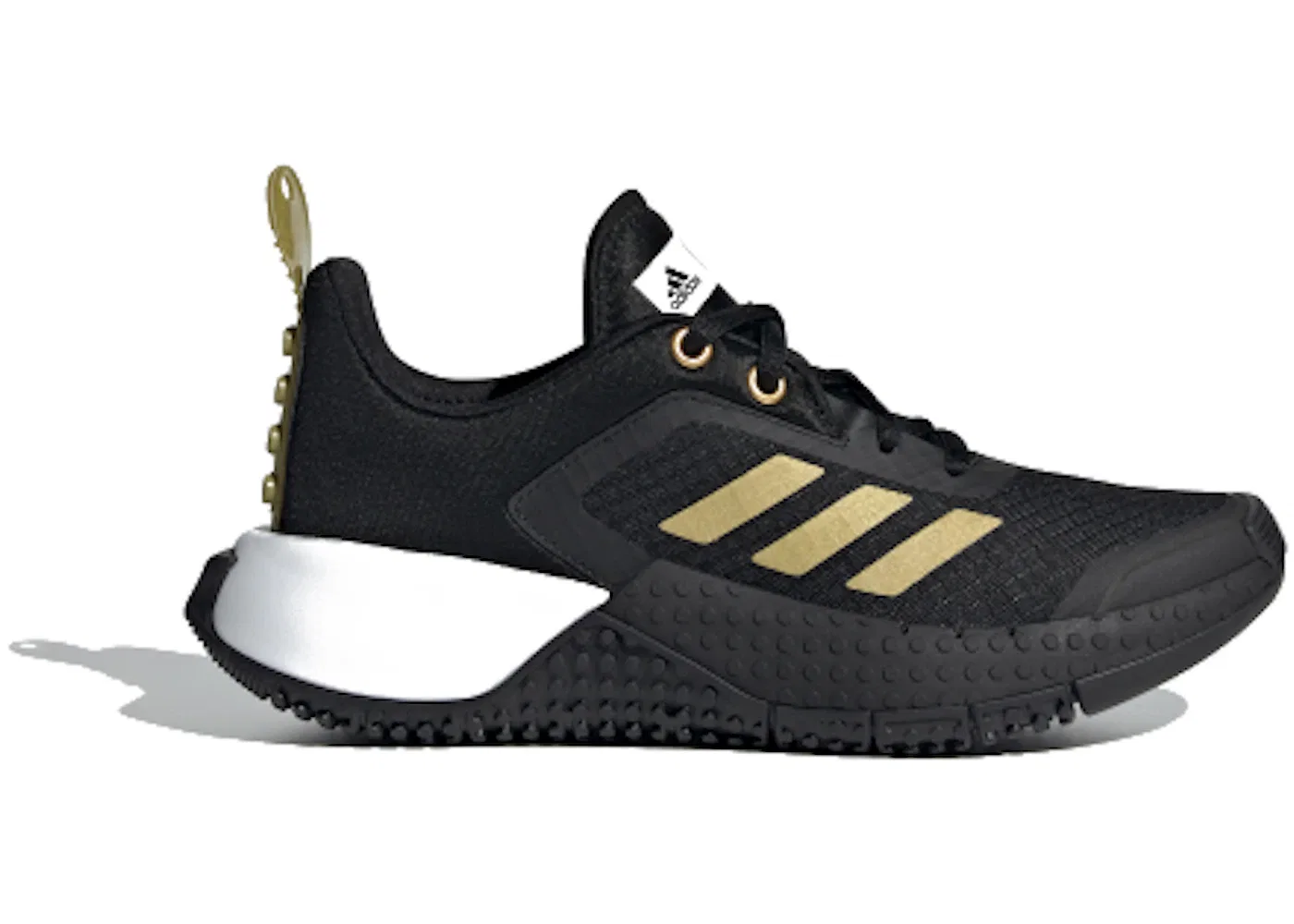 Детские кроссовки с LEGO-дизайном Adidas Sport Shoe Adidas, Core Black/Footwear White/Gold Metallic