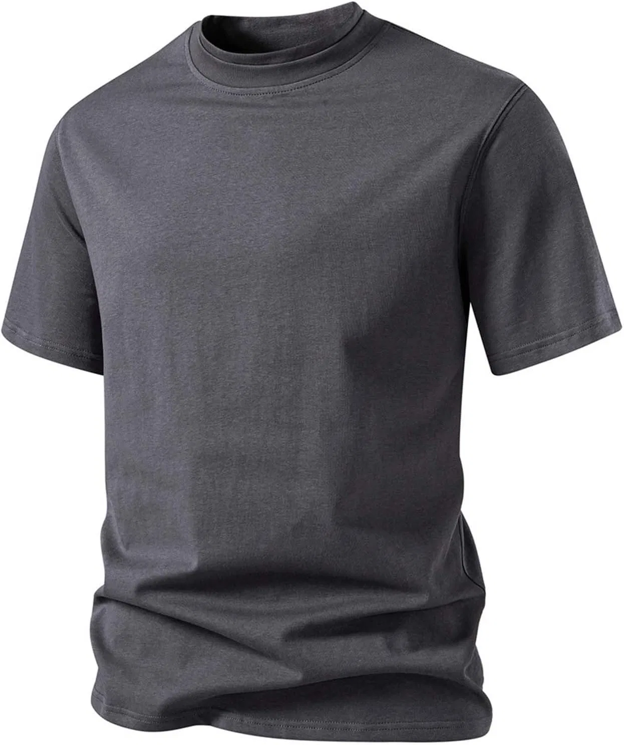 Мужская футболка с коротким рукавом Muscle Basic Soft, Dark Gray