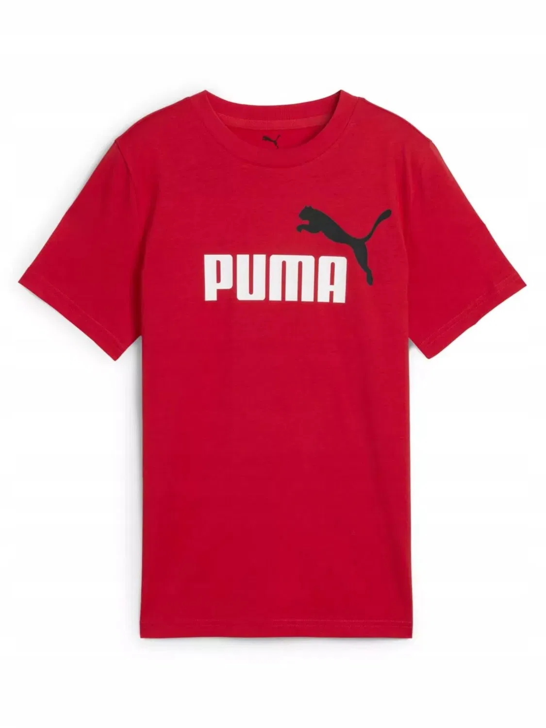 Детская футболка с логотипом Puma Ess 2 Color No.1 Logo Tee B, Puma, Rot — фото 3