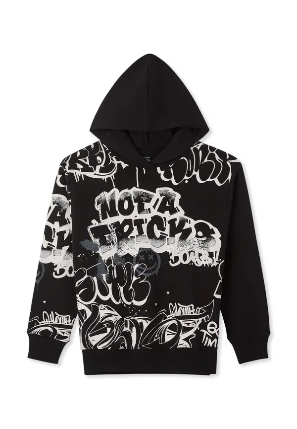 Худи с принтом Hoodie Terranova, черный — фото 4