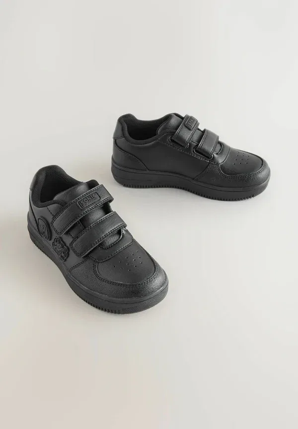 Кроссовки на липучке Regular fit sonic touch fastening school shoes Next, черный — фото 2