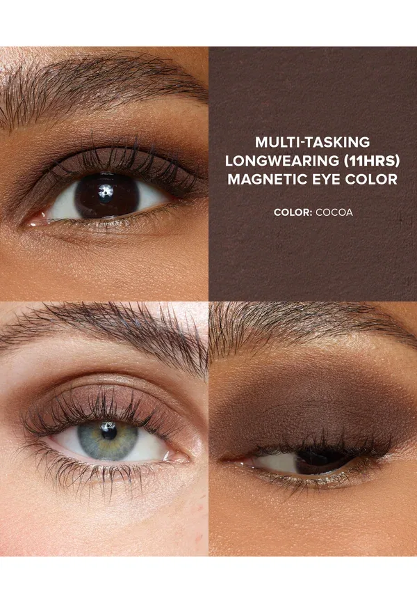 Карандаш для глаз магнитный матовый Magnetic Matte Eye Color Nudestix, Cocoa 2.8 г, цвет cocoa — фото 4