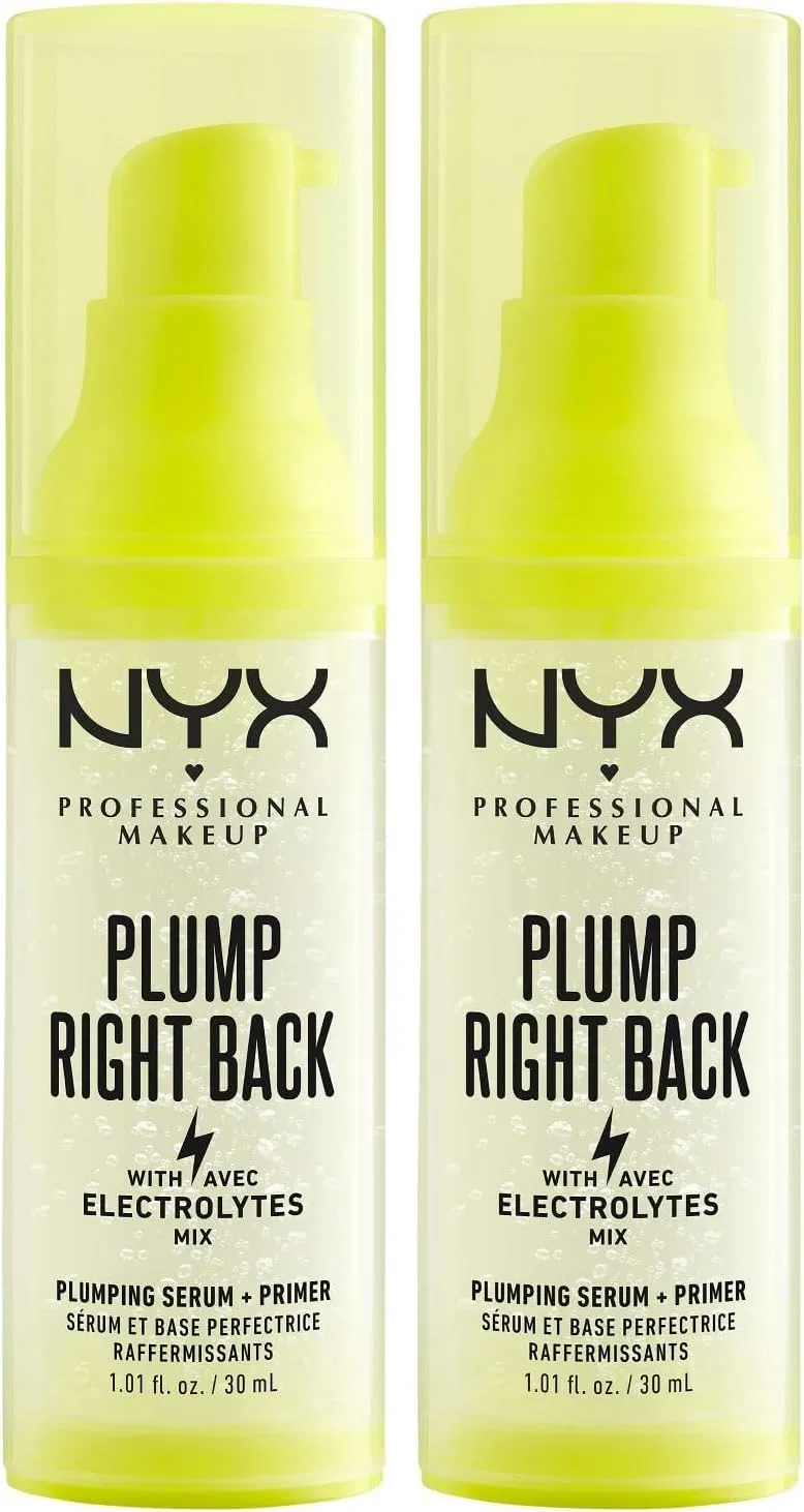 Праймер и сыворотка для лица NYX Professional Makeup Plump Right Back, 2 x 30 мл