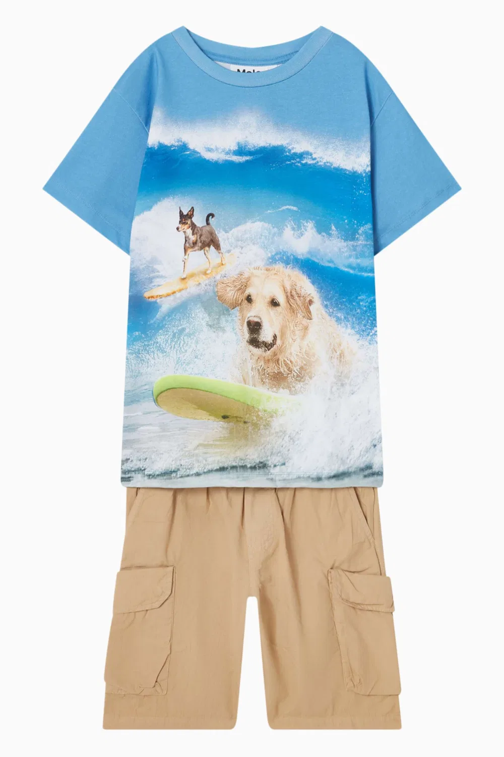 Футболка с принтом Surf Dog Molo, синий — фото 2