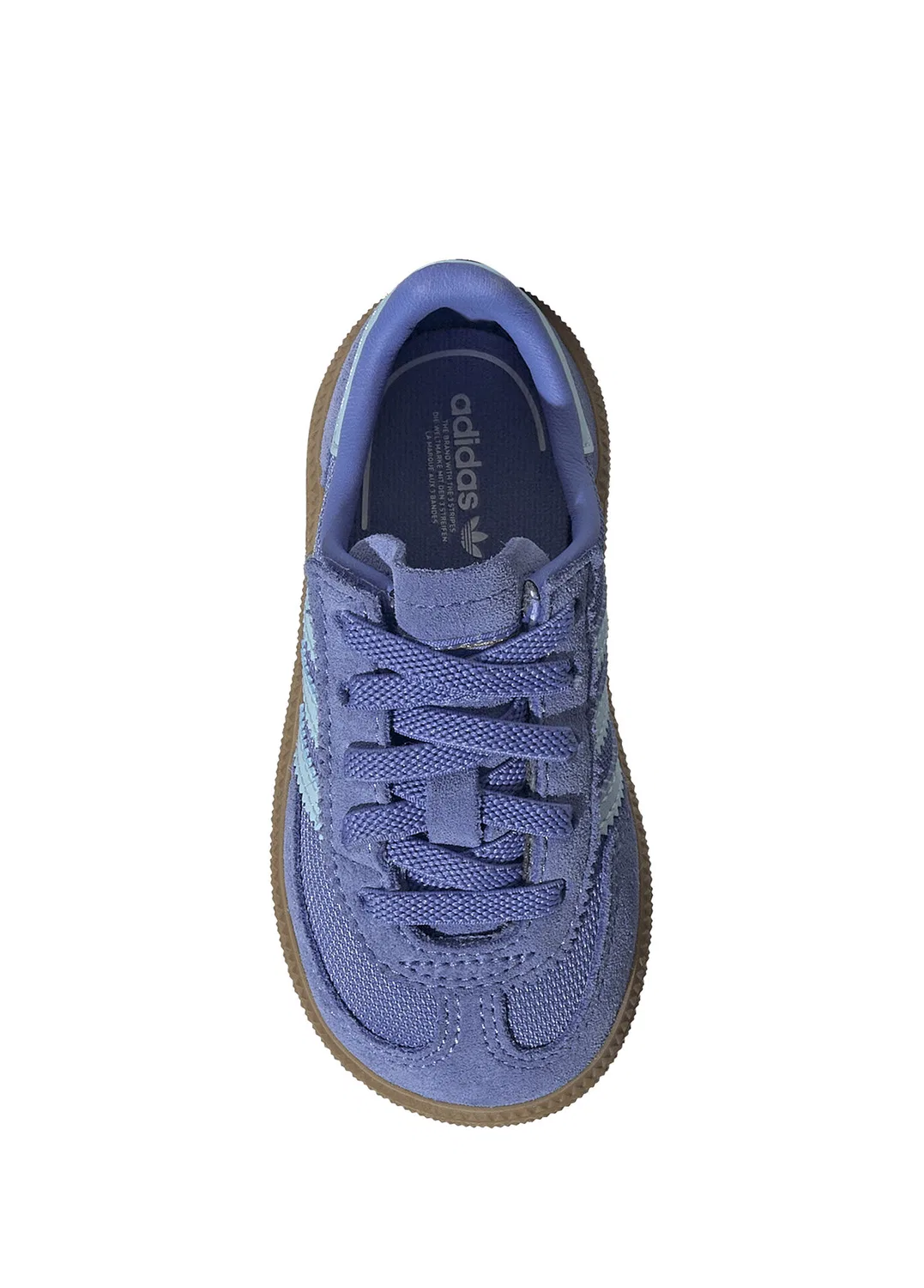 Кроссовки Adidas Handball Spezial, сине-желтые — фото 2